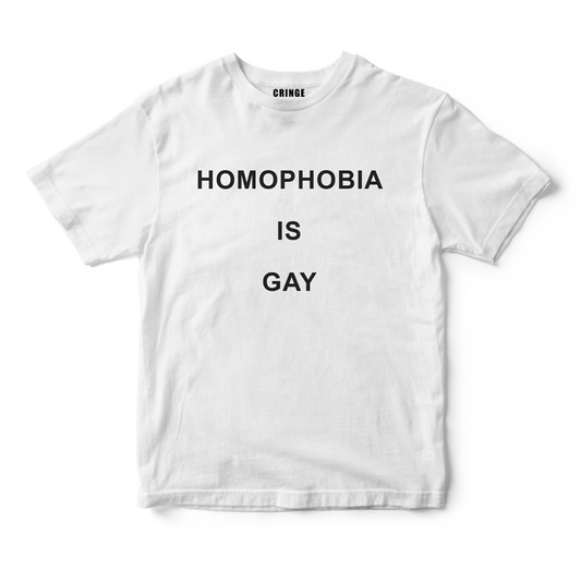 Homophobia is gay
