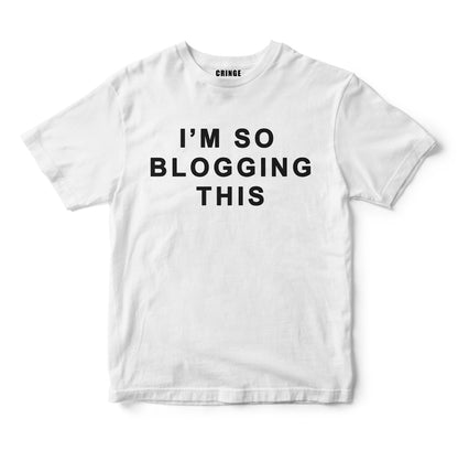 I'm so blogging this